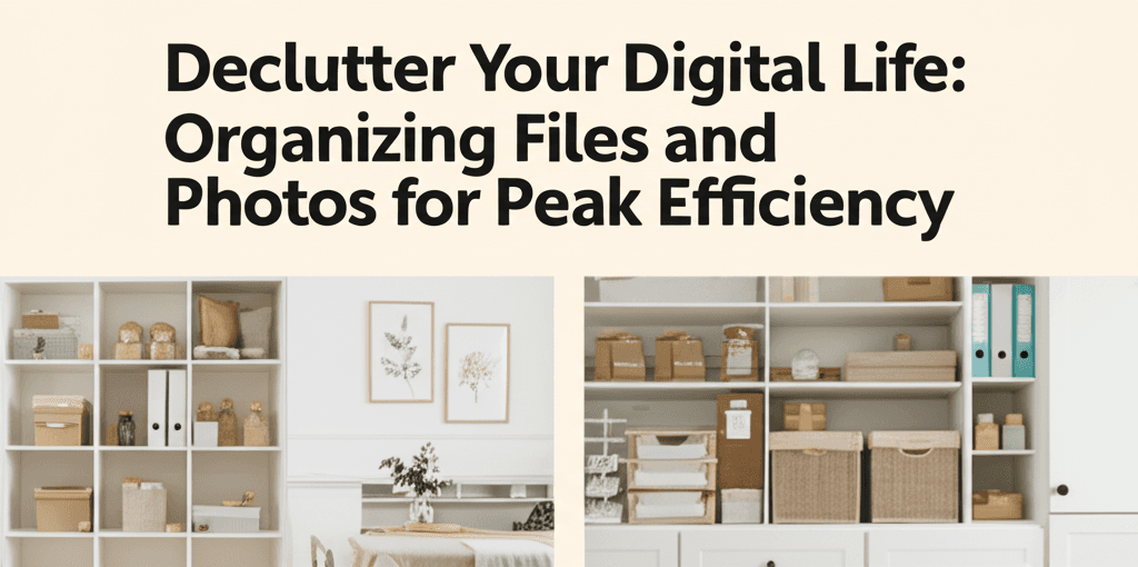 Declutter Your Digital Life: Organizing Files and Photos for Peak Efficiency