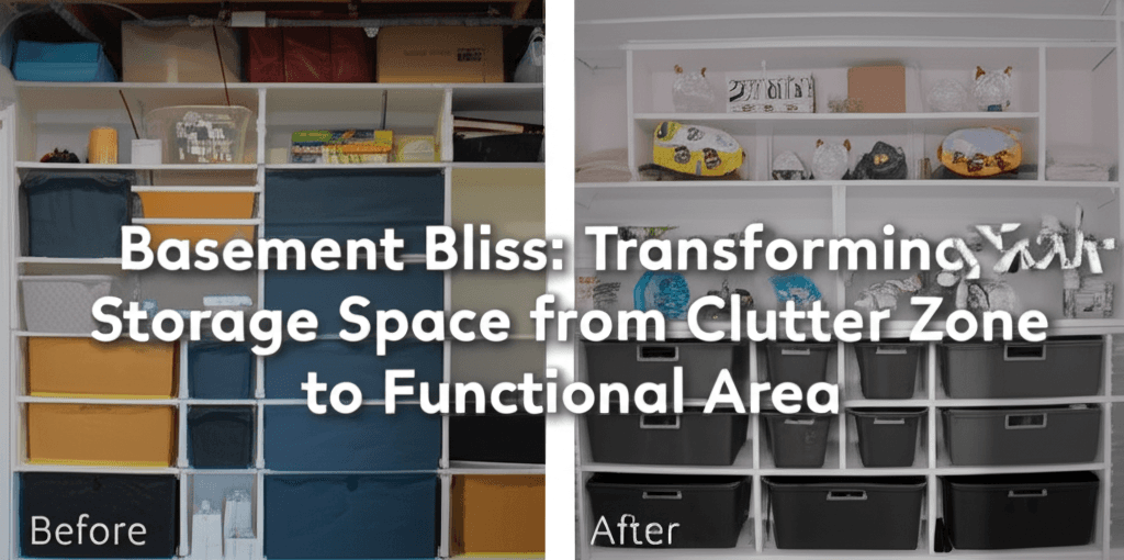 Basement Bliss: Transforming Your Storage Space from Clutter Zone to Functional Area